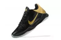 nike kobe 5 chaussures basketball black gold stage